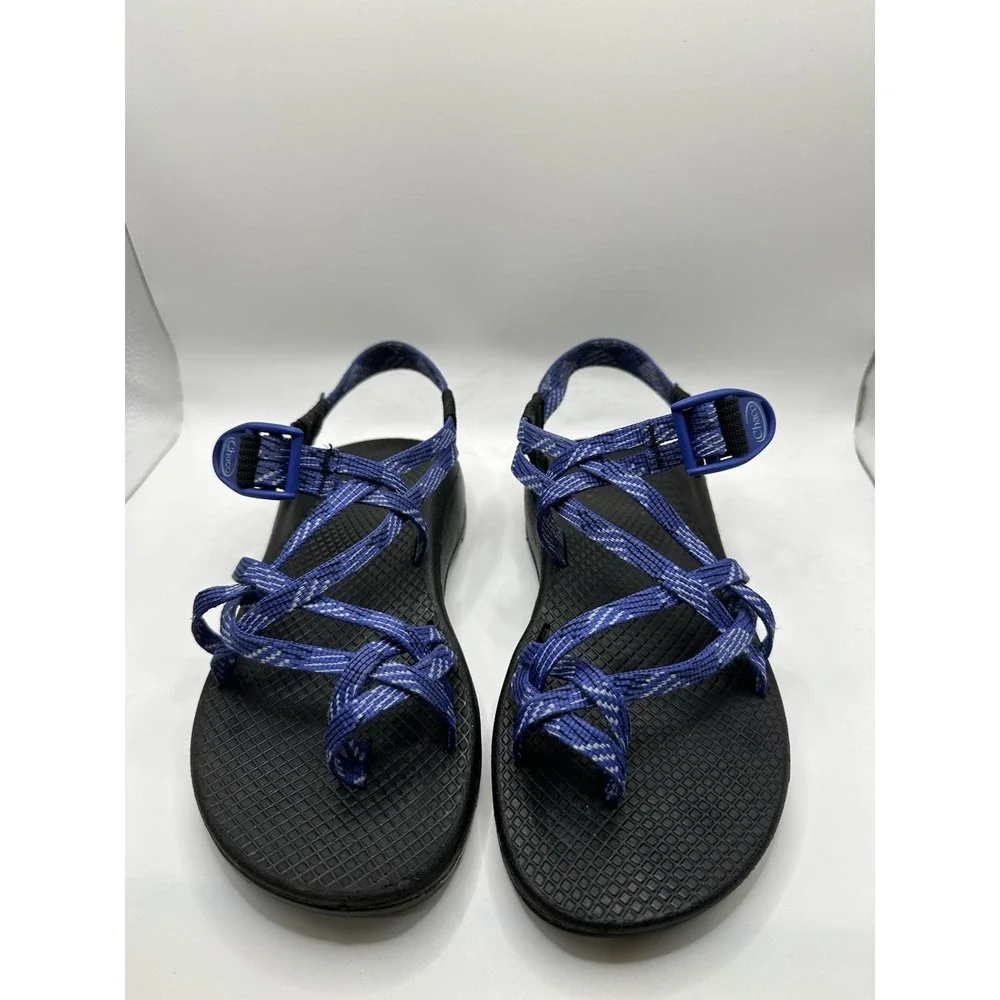 Chaco Cloud Blue And White Sandals Women's 7